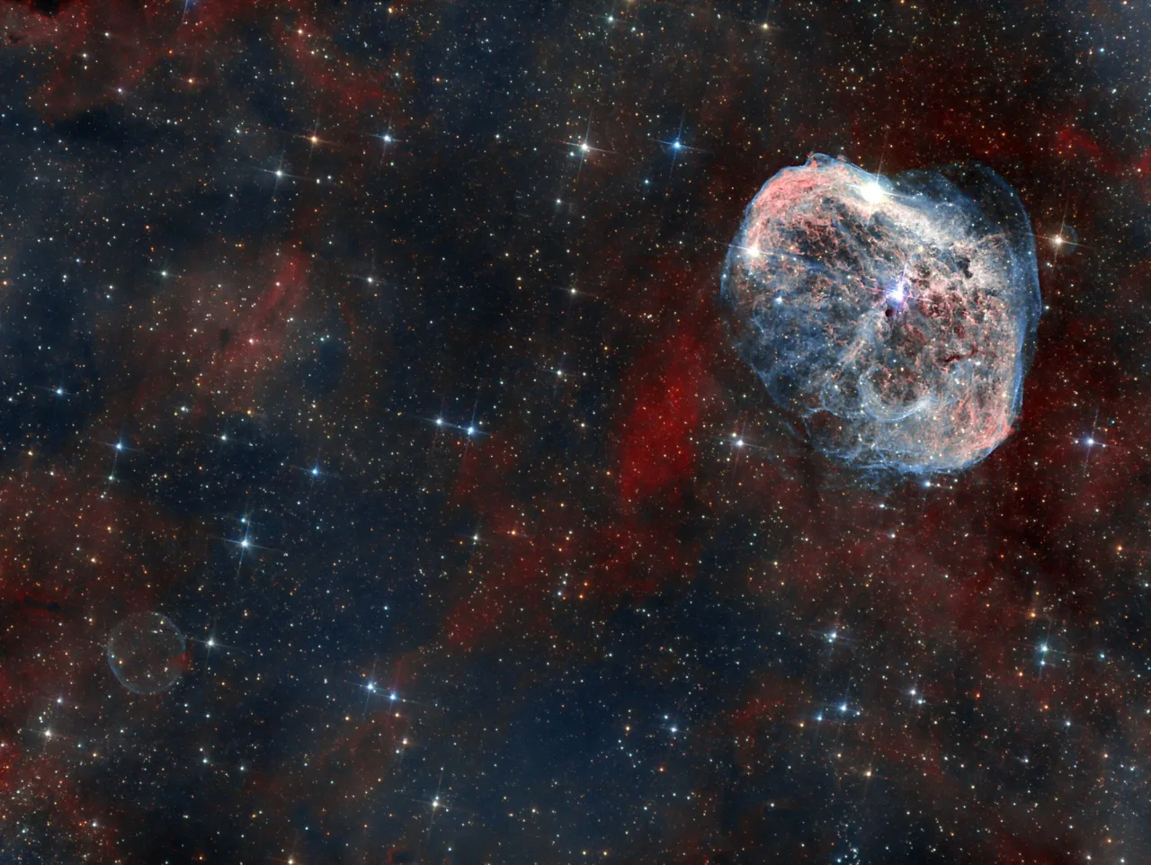 Crescent nebula